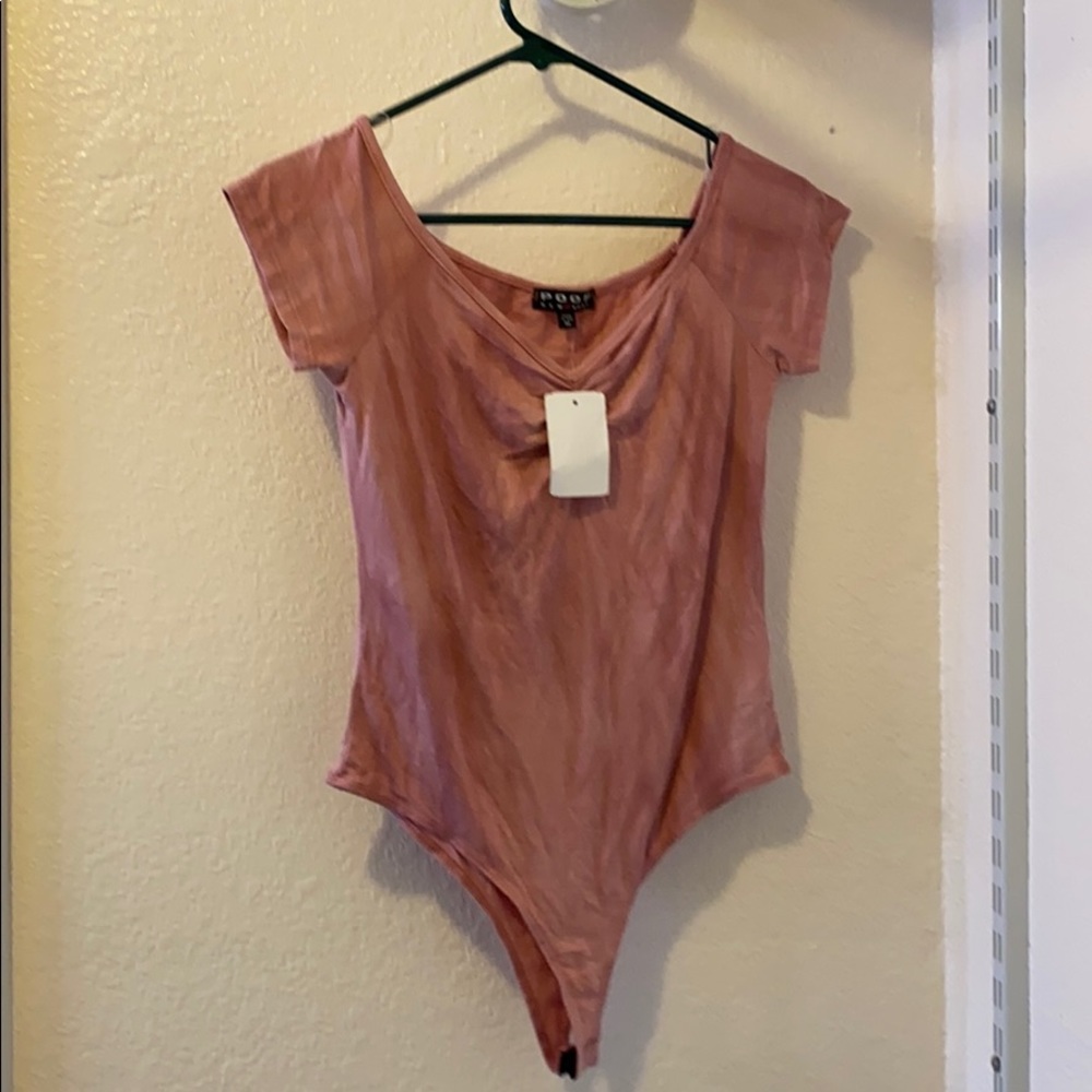 NWT pink bodysuit